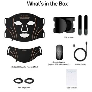 Red Light Mask for Face and Neck